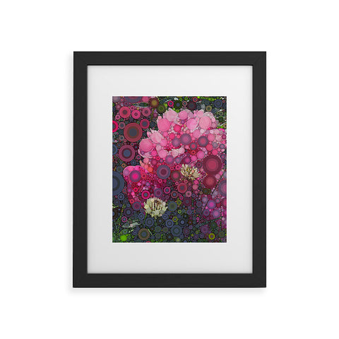 Olivia St Claire Peony and Clover Framed Art Print