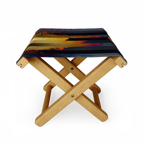 Olivia St Claire Pieces of Sky Folding Stool
