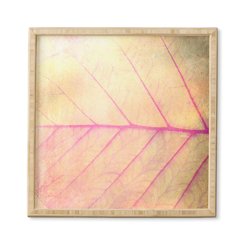 Olivia St Claire Pink Leaf Abstract Framed Wall Art