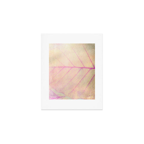 Olivia St Claire Pink Leaf Abstract Art Print