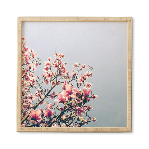 Olivia St Claire Pink Magnolia Framed Wall Art