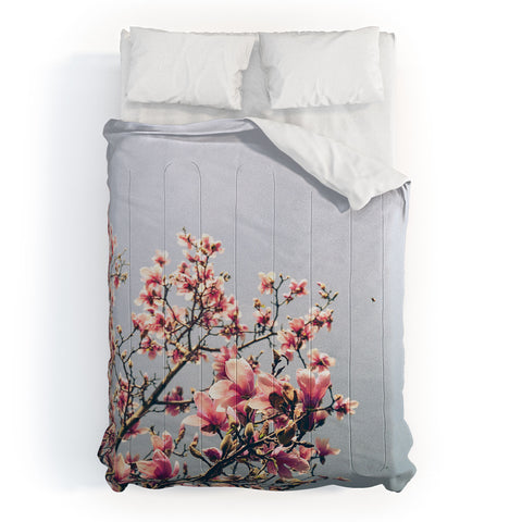 Olivia St Claire Pink Magnolia Comforter