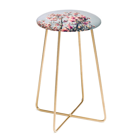 Olivia St Claire Pink Magnolia Counter Stool