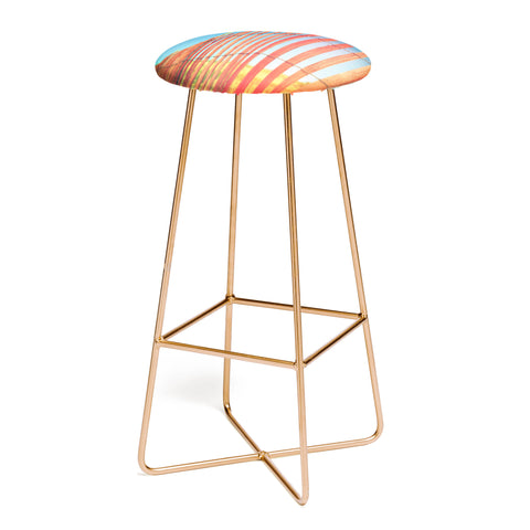 Olivia St Claire Red Beach Fence Bar Stool
