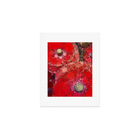 Olivia St Claire Red Poppy Abstract Art Print