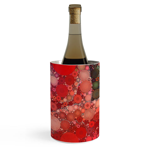 Olivia St Claire Red Poppy Abstract Wine Chiller