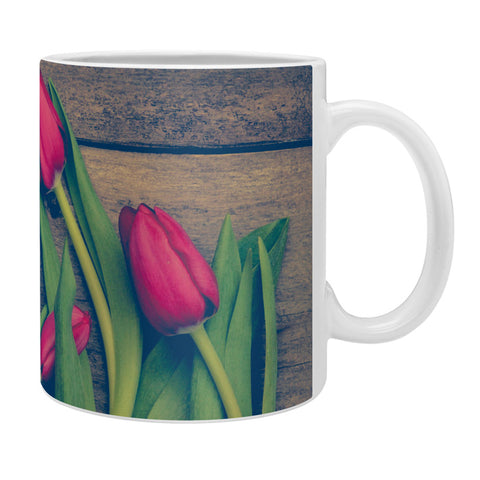 Olivia St Claire Red Tulips Coffee Mug
