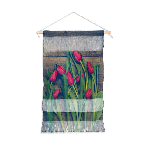 Olivia St Claire Red Tulips Wall Hanging Portrait