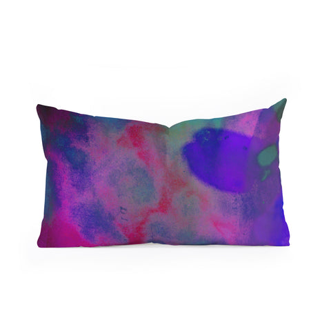 Olivia St Claire She Always Colored Outside the Lines Oblong Throw Pillow