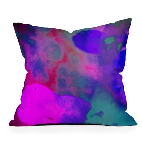 Olivia St Claire She Always Colored Outside the Lines Throw Pillow