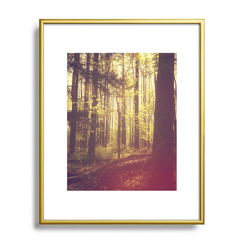 Olivia St Claire She Experienced Heaven on Earth Among the Trees Metal Framed Art Print