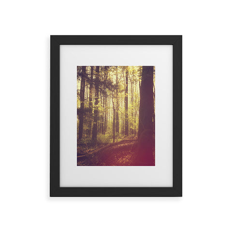 Olivia St Claire She Experienced Heaven on Earth Among the Trees Framed Art Print