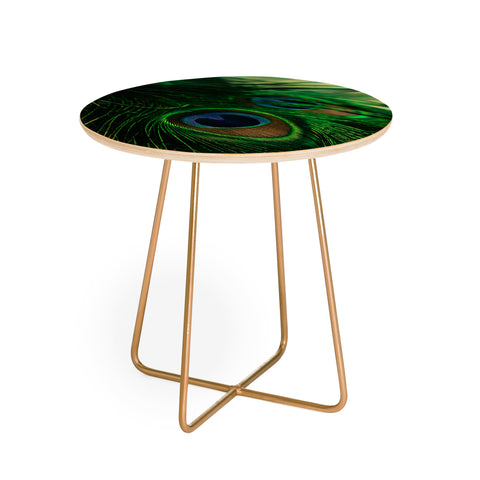 Olivia St Claire Shimmering Color Round Side Table