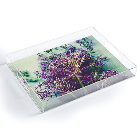 Olivia St Claire Spring Bouquet Acrylic Tray