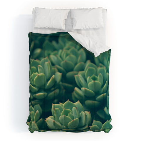 Olivia St Claire Succulents Comforter
