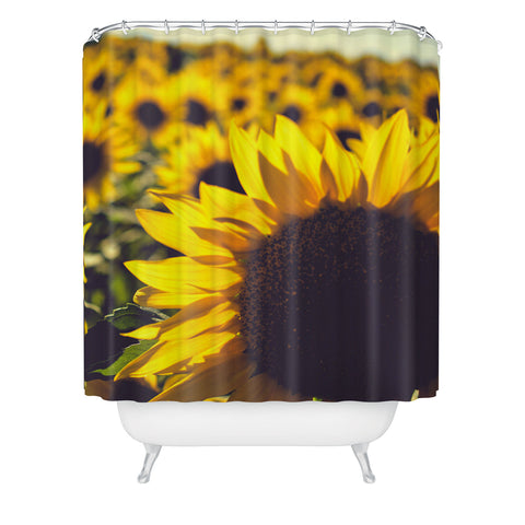 Olivia St Claire Summer Sunflower Love Shower Curtain