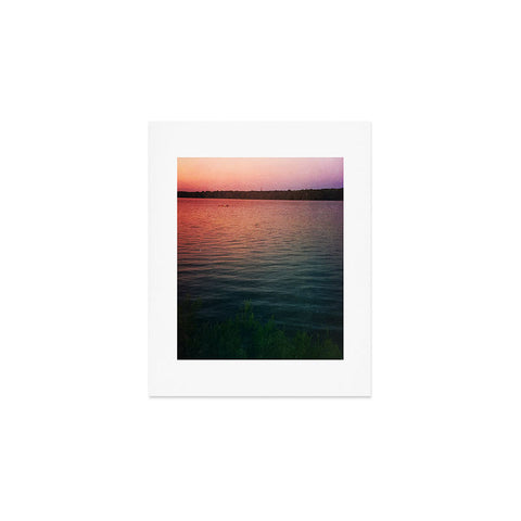 Olivia St Claire Sunset on the Lake Art Print