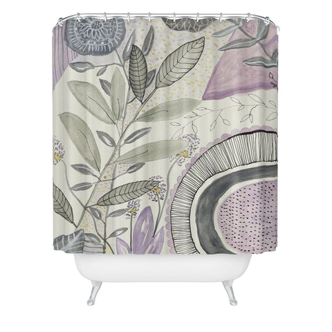 Olivia St Claire Time to Dream and Laugh Shower Curtain