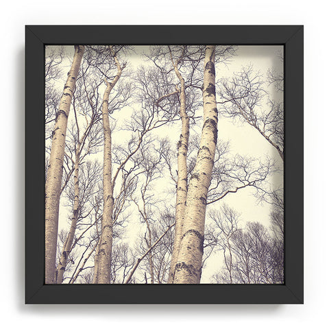 Olivia St Claire Winter Birch Trees Recessed Framing Square