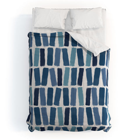 Orara Studio Blue Brush Strokes Comforter