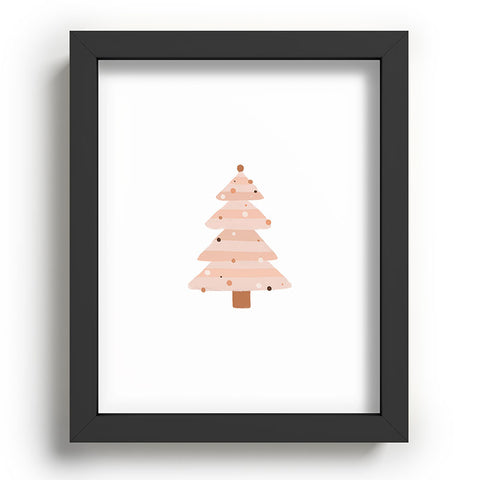 Orara Studio Blush Christmas Tree Recessed Framing Rectangle