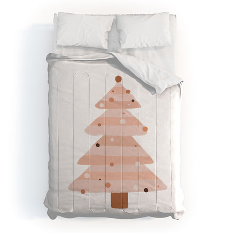 Orara Studio Blush Christmas Tree Comforter