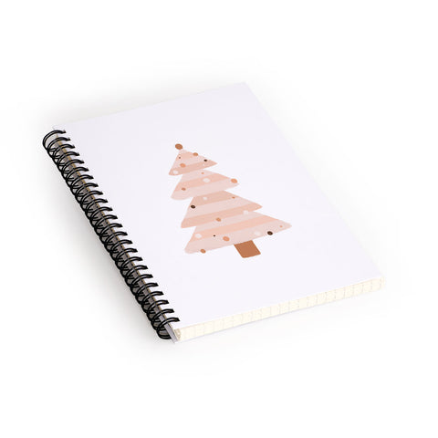 Orara Studio Blush Christmas Tree Spiral Notebook