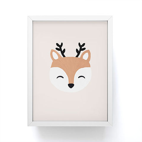 Orara Studio Blush Deer Framed Mini Art Print