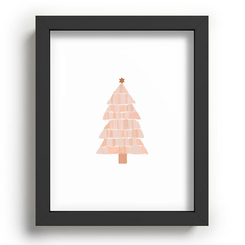Orara Studio Christmas Tree Painting Recessed Framing Rectangle