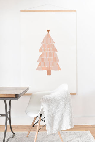 Orara Studio Christmas Tree Painting Art Print And Hanger
