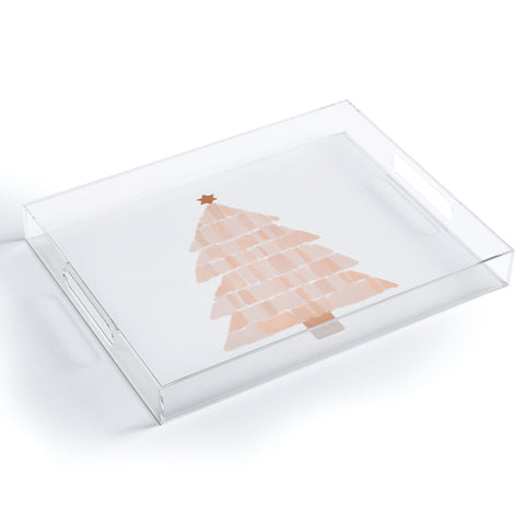 Orara Studio Christmas Tree Painting Acrylic Tray