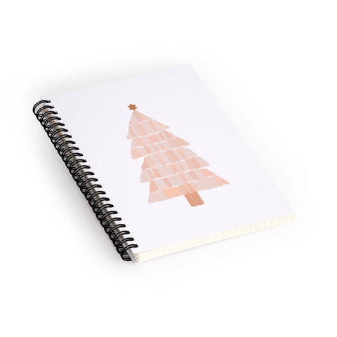 Orara Studio Christmas Tree Painting Spiral Notebook