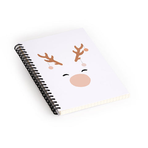 Orara Studio Deer and Baubles Spiral Notebook