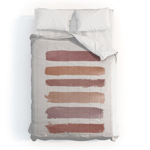 Orara Studio Dusty Rose Stripes Comforter