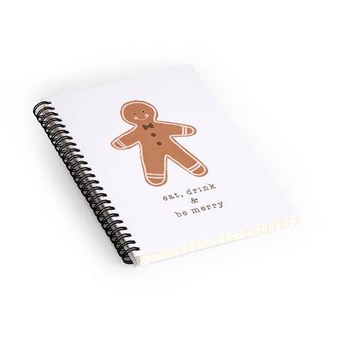 Orara Studio Eat Drink And Be Merry Spiral Notebook