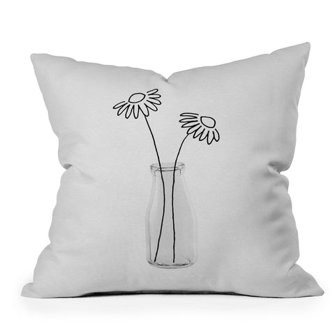 Orara Studio Flower Still Life II Throw Pillow
