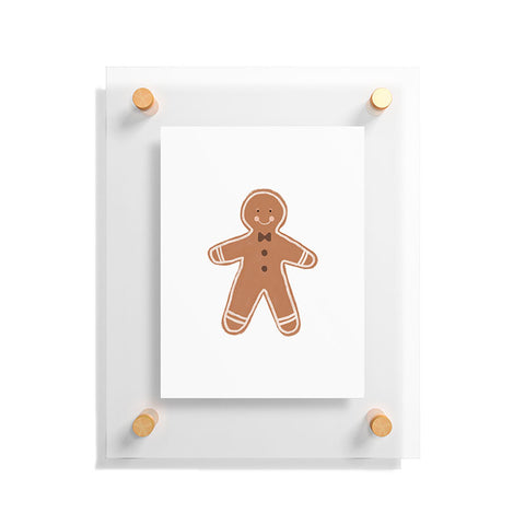 Orara Studio Gingerbread Man I Floating Acrylic Print