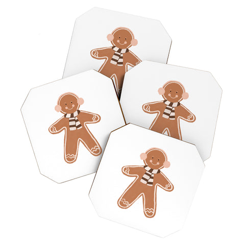 Orara Studio Gingerbread Man II Coaster Set