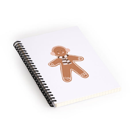 Orara Studio Gingerbread Man II Spiral Notebook