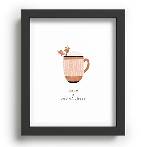 Orara Studio Have A Cup Of Cheer Recessed Framing Rectangle