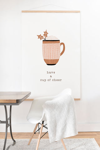 Orara Studio Have A Cup Of Cheer Art Print And Hanger