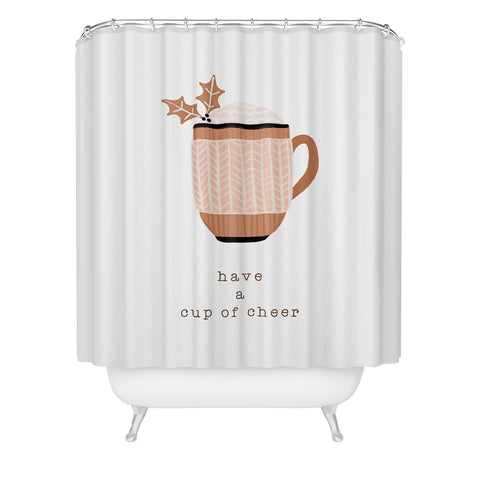 Orara Studio Have A Cup Of Cheer Shower Curtain