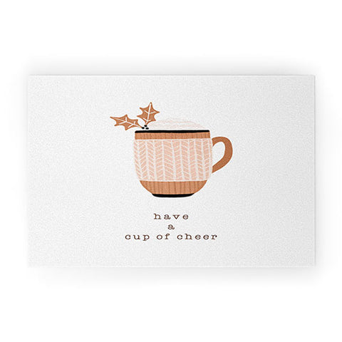 Orara Studio Have A Cup Of Cheer Welcome Mat