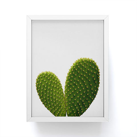 Orara Studio Heart Cactus Framed Mini Art Print