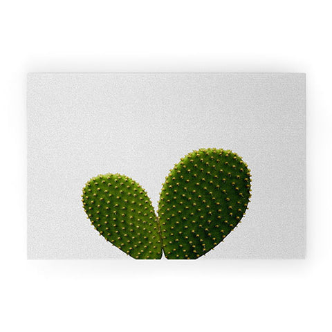 Orara Studio Heart Cactus Welcome Mat