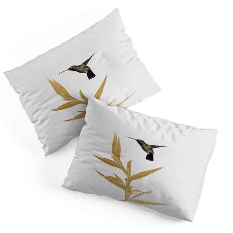 Orara Studio Hummingbird and Flower II Pillow Shams