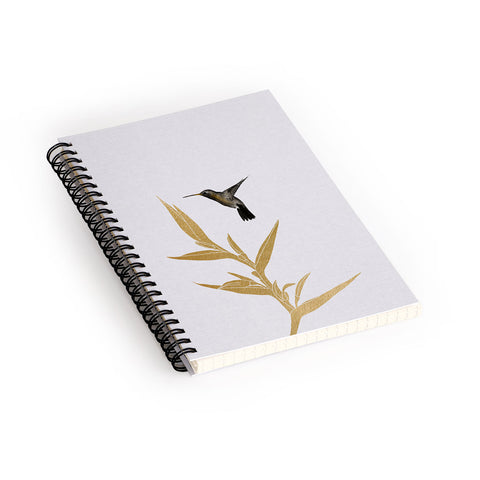 Orara Studio Hummingbird and Flower II Spiral Notebook