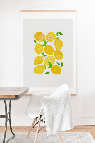 Orara Studio Lemon Crowd Art Print And Hanger