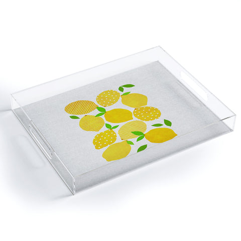 Orara Studio Lemon Crowd Acrylic Tray