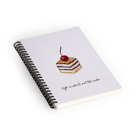 Orara Studio Life Is Short Eat The Cake Spiral Notebook